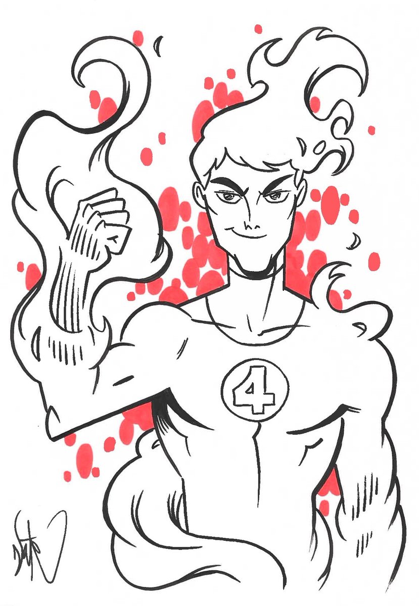 JasPosey's tweet image. My acquisition of Johnny Storm/Human Torch by @StockmanNate cafurl.com/?i=31883 #NathanStockman #artpurchase #HumanTorch #JohnnyStorm #FF #FantasticFour #HeraldofGalactus #AvengersUnityDivision #CosmicRays #BaxterBuilding #FantasticFourart #MarvelComics #MarvelSuperheroes