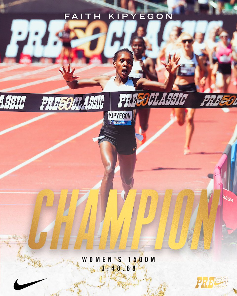 Went for it and never looked back 💫

Faith Kipyegon 🇰🇪 proves anything is possible.

Presented by <a href="/Nike/">Nike</a>