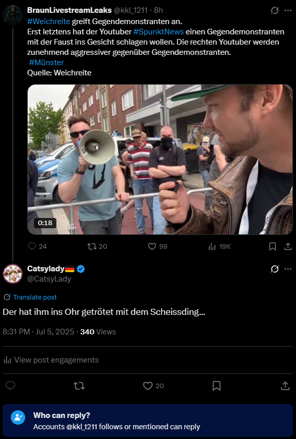 Tja, da hat er zuviel Gegenwind kassiert.
Da musste er dann schnell den Thread zumachen.

Was für ein Lappen.