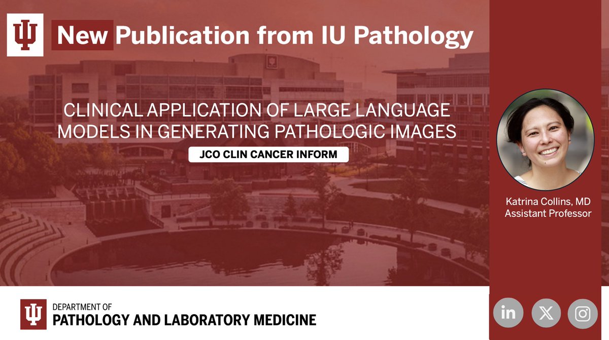 IUPathology (@iupathology) on Twitter photo 🆕 New publication alert 🚨
DALL·E 3 creates synthetic prostate cancer images with educational value; quality varies by Gleason grade #gupath #digipath <a href="/katcollmd/">Katrina Collins, MD || Pathologist</a>
🔗 ascopubs.org/doi/10.1200/CC… 🆕 New publication alert 🚨
DALL·E 3 creates synthetic prostate cancer images with educational value; quality varies by Gleason grade #gupath #digipath <a href="/katcollmd/">Katrina Collins, MD || Pathologist</a>
🔗 ascopubs.org/doi/10.1200/CC…