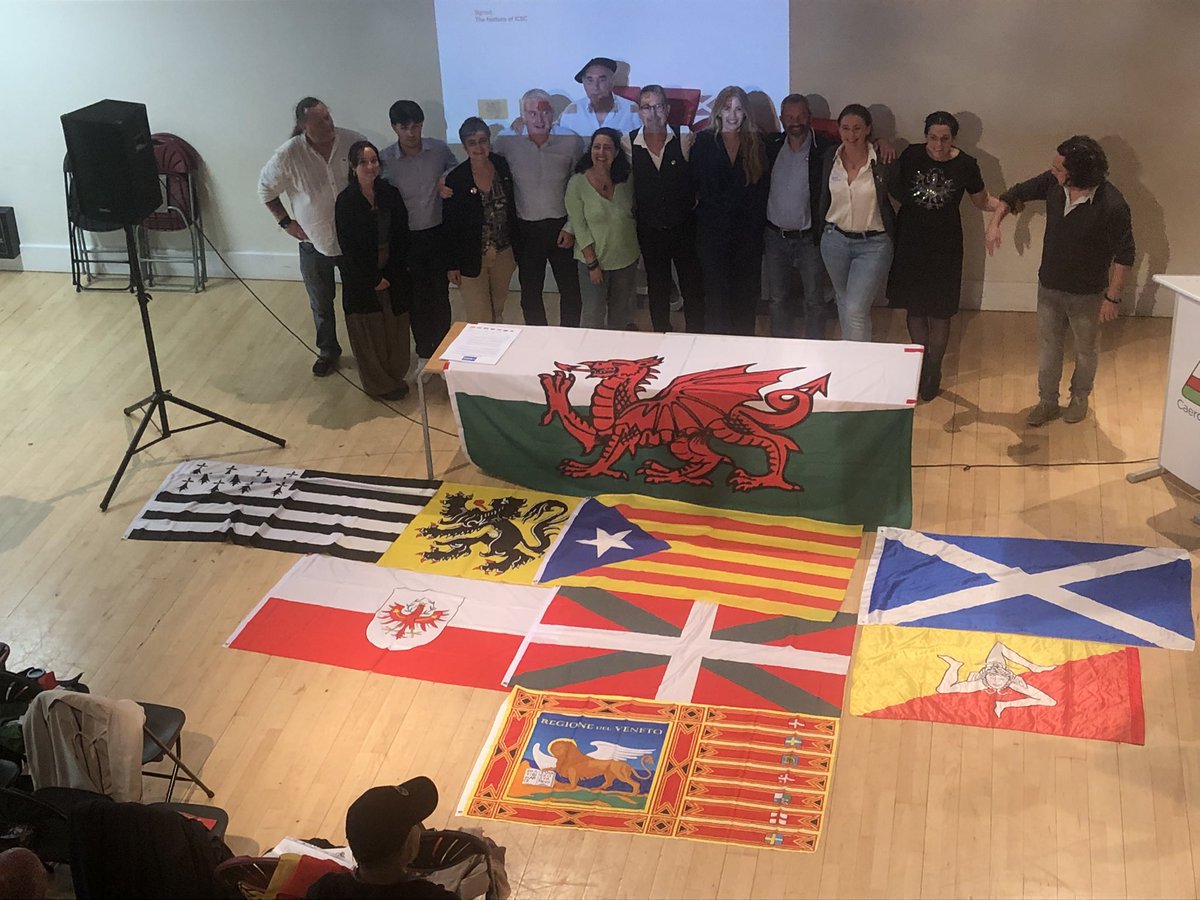 Cynhadledd #ICEC Conference yng Nghaerdydd/Cardiff heddiw.

The International Commission for European Citizens held its conference at the Canolfan Yr Urdd, Caerdydd hosted by <a href="/YesCymru/">YesCymru</a>.
1/