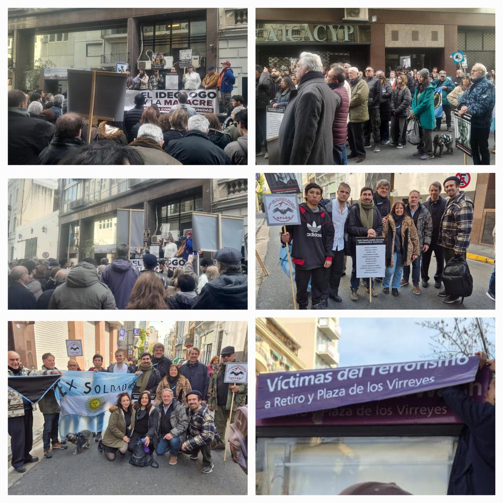 49 años atrás una bomba colocada por los terroristas Montoneros sesgaba la vida de 24 inocentes que almorzaban y dejaba más de 100 heridos. Hoy les rendimos homenaje y exigimos se quite el nombre de uno de los autores de la masacre,el pedófilo Roberto Walsh a la estación de Subte