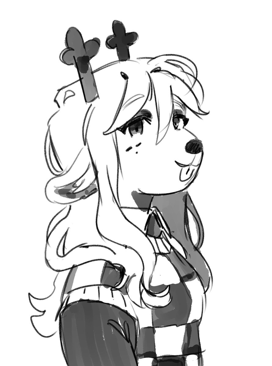 Baby girl 
♤SKETCH COMMISSIONS ARE OPEN!♤ 
DM me if interested!
#noelleholiday #DELTARUNE #commissionsopen