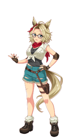 Placing my bets now, after looking over all the Uma girls, Tucker Bryne legit is the one that eminates with me the most. Like legit this is the type of outfit I'd dress my miqo in XIV like any chance I could. The pain of having to wait for global to catch up is gonna suuuck.