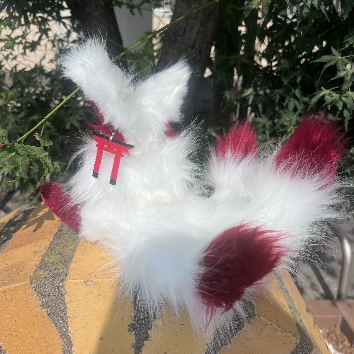 身代わり毛玉幻獣 張り子犬 銀鈴 秋田犬 銀ちゃん と愉快な