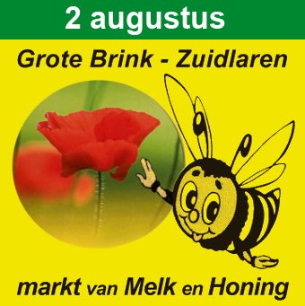 De  Markt van Melk en Honing staat dit jaar gepland voor zaterdag 2 augustus. Qua standhouders zitten we helemaal vol en hebben we weer een mooi programma voor alle leeftijden!