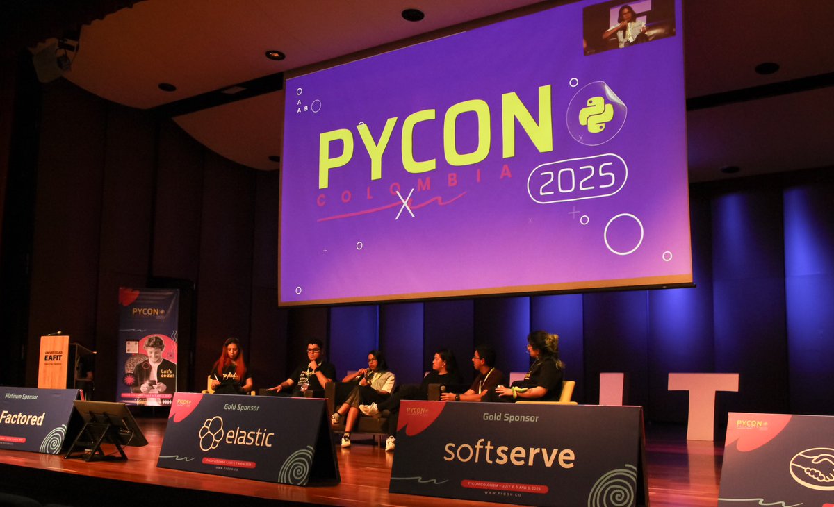 pyconcolombia's tweet image. Day 2 of PyCon Colombia 2025 comes to a close 🐍💻
Today was full of learning, shared experiences, and meaningful conversations that continue to strengthen this community.
Thank you to everyone who was part of this day.
#PyCon #PythonLive #PyConColombia #PythonCommunity