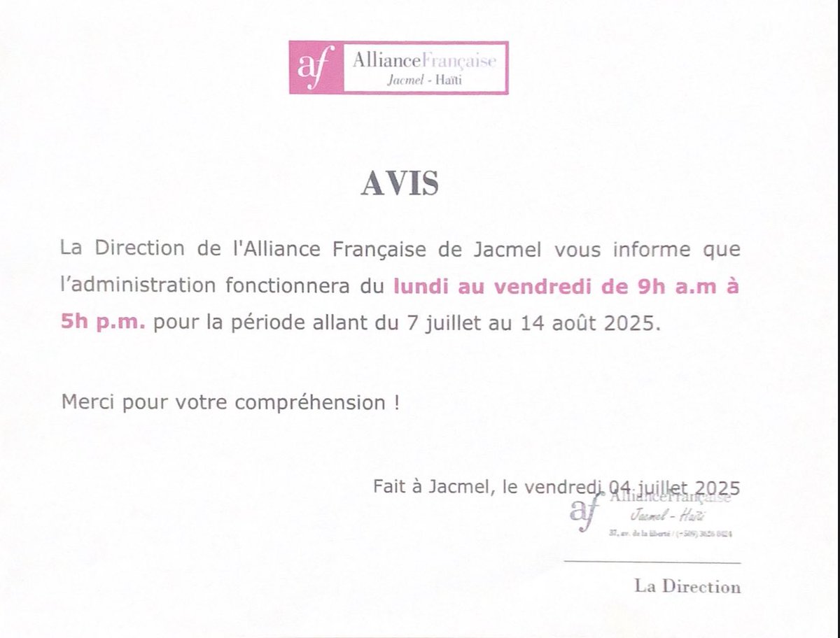 Alliance française de Jacmel tweet media