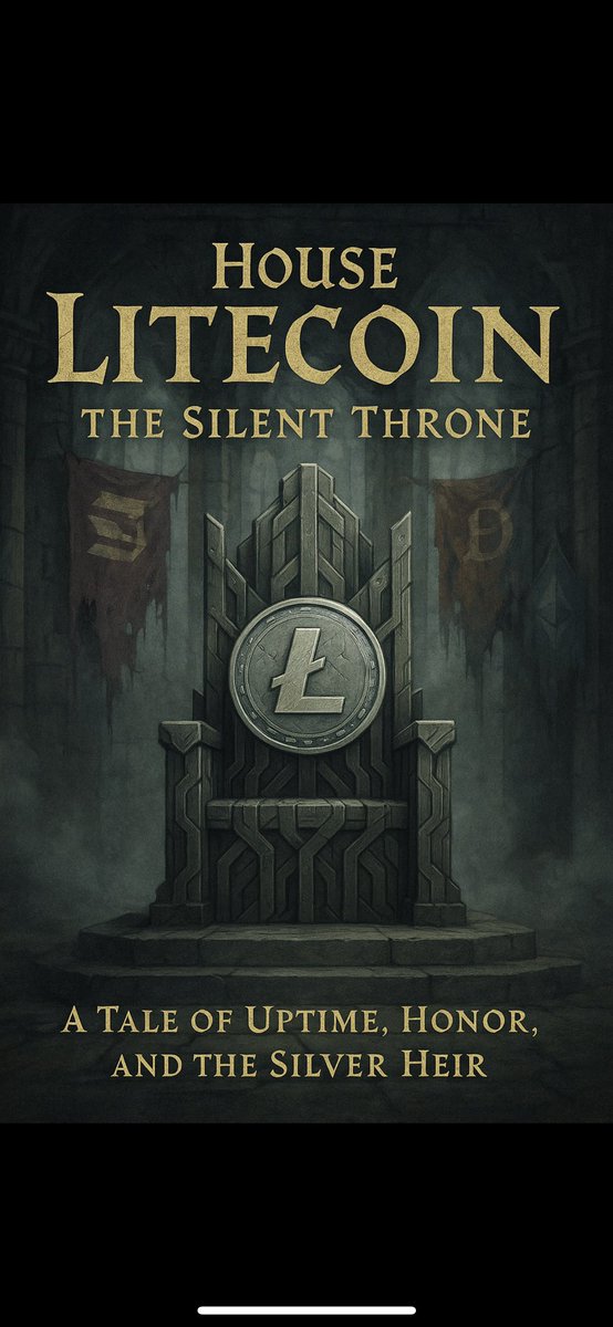 _CryptoBlake's tweet image. House Litecoin: The Silent Throne
A tale of silence, survival, and the chain that never bowed.
👇🏽 Read on 🏰⚔️
#Litecoin #HouseLitecoin #SoundMoney #LTCVM
