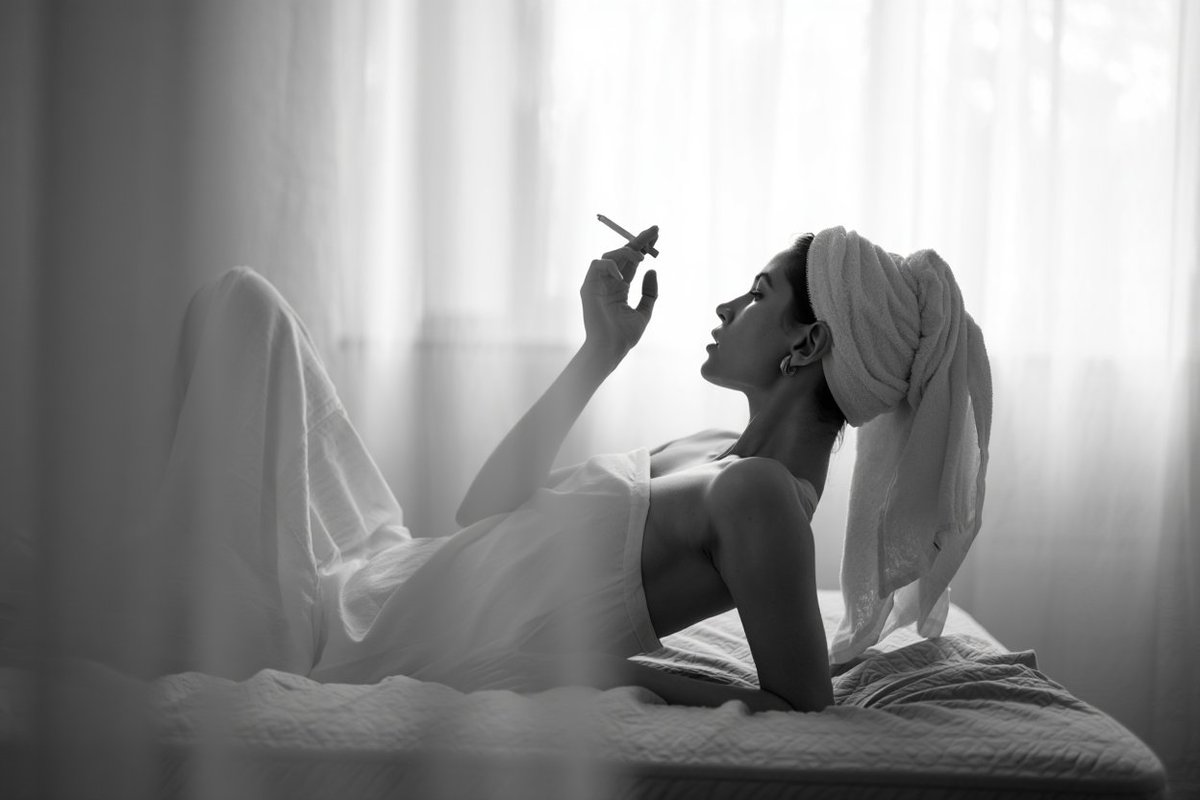 barhatovcom's tweet photo. «Where the Light Falls on the Sheets: Morning Rituals in Monochrome»
Prompt in ALT (2 prompt)
#promptshare
#aiportrait #ai_photography #reveart #reveimage #blackandwhite #portrait #woman #aiart #bnw #dark #bw #face #closeup #digitalart #aiartwork #digitalart #generativeart #bw https://t.co/A3YffqjftI