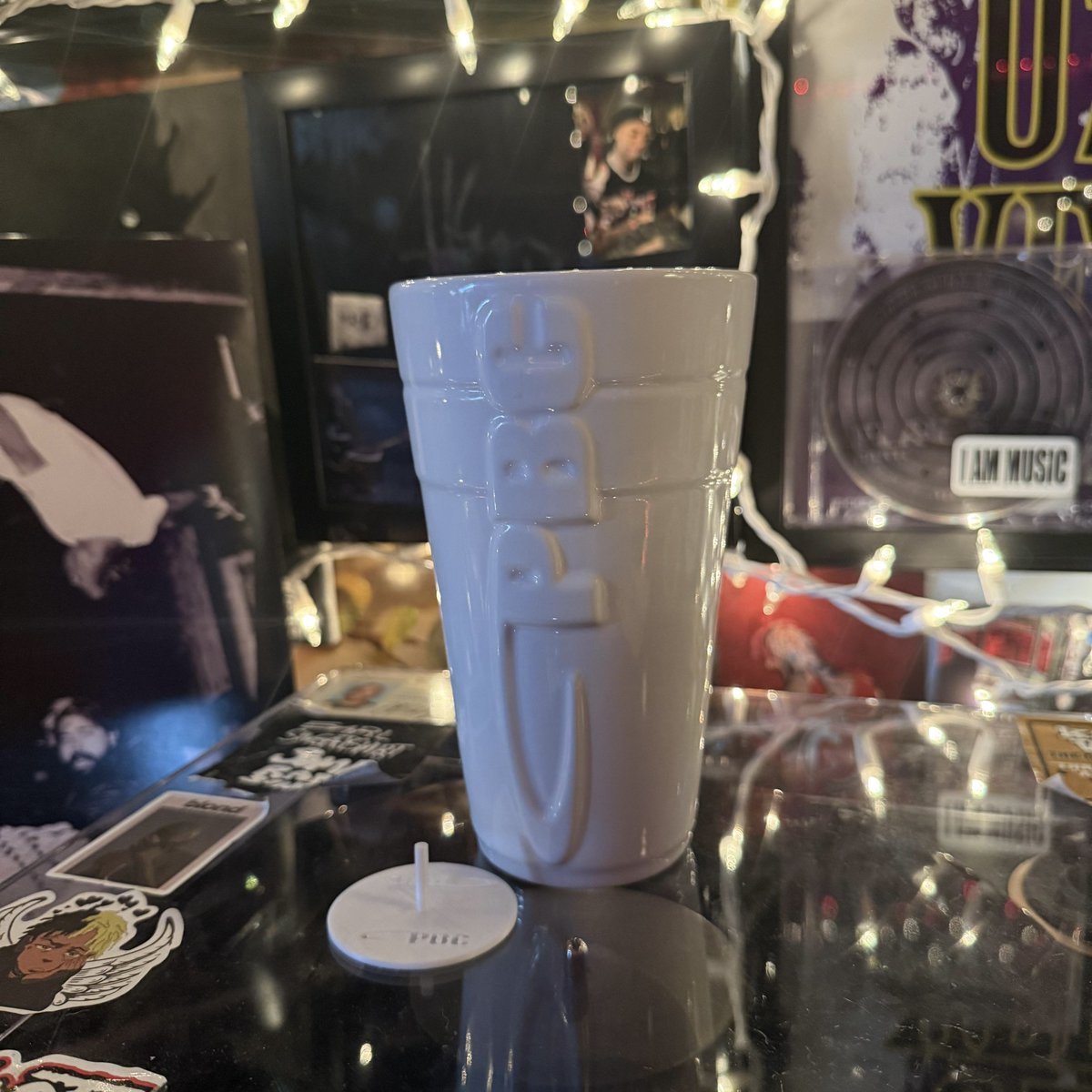 First look at Playboi Carti's 'PBC' ceramic double cup 👀