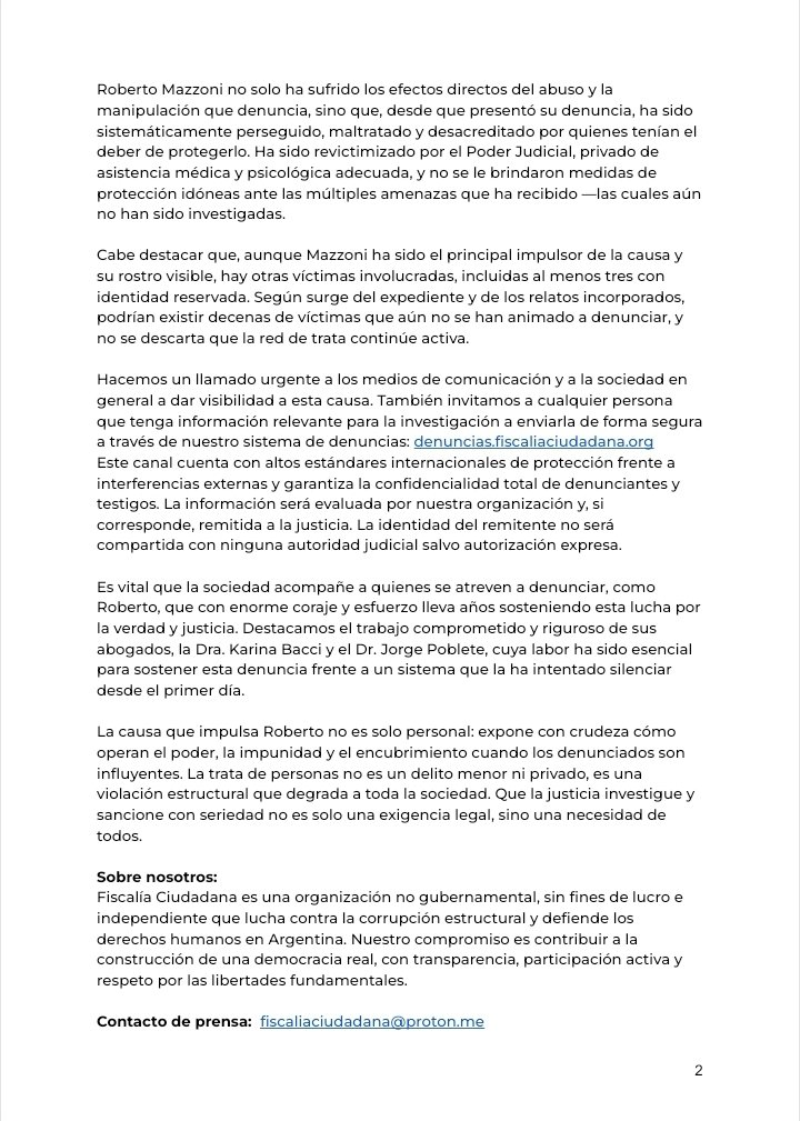 ⚠️ Solicitamos intervención internacional.
Desde la Fiscalía Ciudadana (<a href="/ONGFiscalia/">Fiscalía Ciudadana (Cuenta Oficial)</a>) presentamos una medida cautelar ante la <a href="/CIDH/">CIDH - IACHR</a> y una denuncia ante el Consejo de DDHH de la ONU (<a href="/OACNUDH/">OACNUDH</a>) por las gravísimas violaciones al debido proceso y a los derechos de las víctimas en la