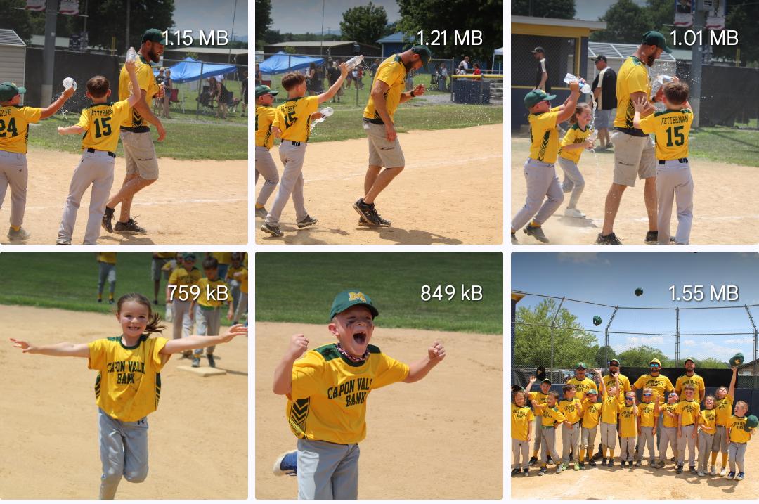 jacketscougars's tweet photo. Moorefield Little League Coach Pitch Championship celebration ⚾💙💛🎉 https://t.co/MjtVfJXpAA