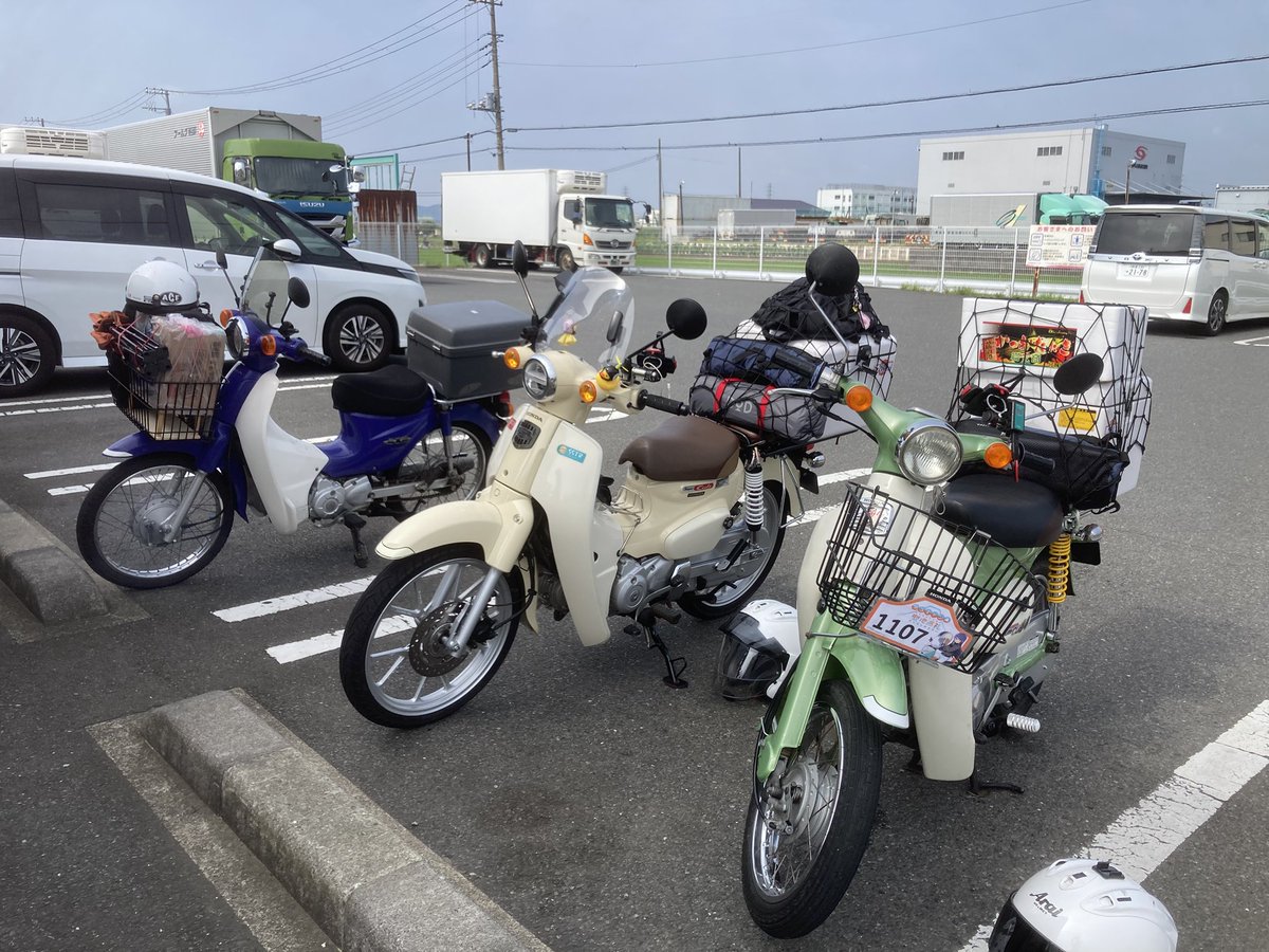 cub_mon's tweet image. 湘南カブライダーズ恒例のカブキャンプ。
今日は中津川河川敷にデイキャンプに行きます。
#スーパーカブ #キャンプ #カブキャンプ