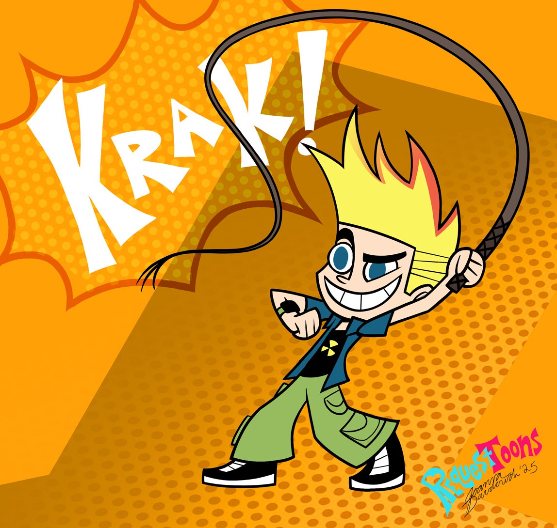 JoTheZette's tweet image. Never watched much #JohnnyTest so I wasn&apos;t aware of the whipcrack meme.  It&apos;s pretty funny- I learn so much important stuff from the request streams!

#cartoonnetwork #vintagecartoons #characterillustration #animationartist