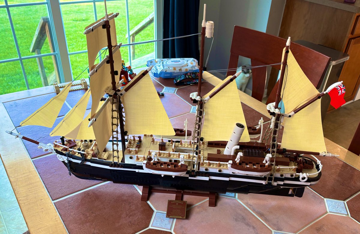 Ernest Shakleton’s HMS Endurance. 3000+ LEGO pieces and an absolute beauty!