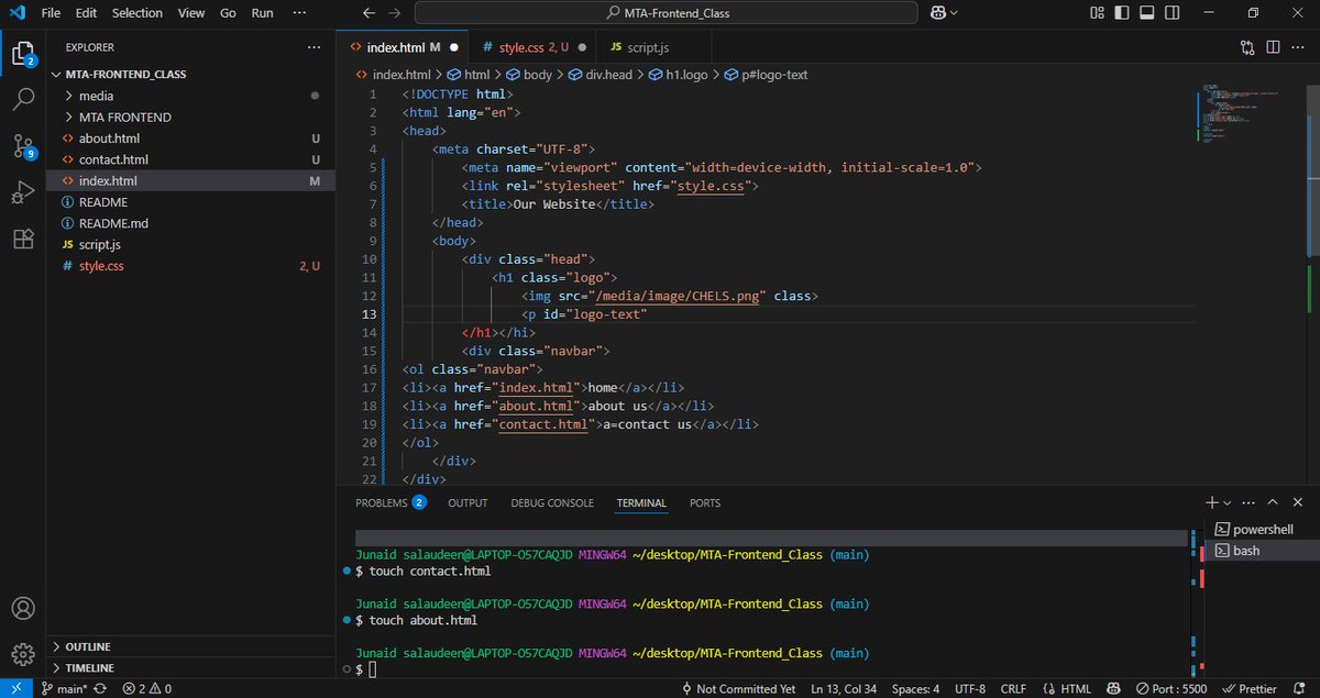 her_bieberrr's tweet photo. The going is already getting tough 💥

It was really blurry at the beginning with Linux, Html,CSS ain't a piece of cake,yet, 
We keep grinding and learning!💪🏻
Week 2 project on the way...
#freecodecamp #dailyUI #W3schools #Figma #Github #Frontend #Tech #MinaretTalentAcademy https://t.co/iVQNhotOY1