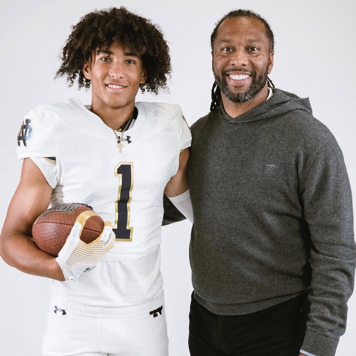 “When your dads are Hall of Famers, the fathers can say, ‘This game will end.’  … Don't cheat your athletic goal but understand the game of football ends so fast.” - Marcus Freeman, December 2023

Devin Fitzgerald and Kaydon Finley will join the many NFL legacies at Notre Dame.