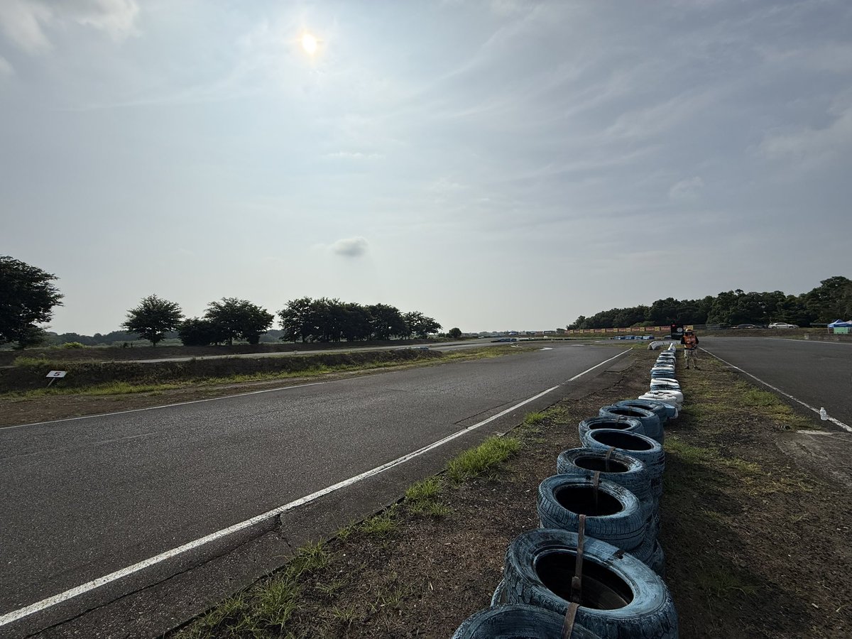 関東ロードミニ　第3戦！
もう暑い…
熱中症注意な7月ラウンド、開始です😆
#桶スポ
#桶川スポーツランド
#入場無料