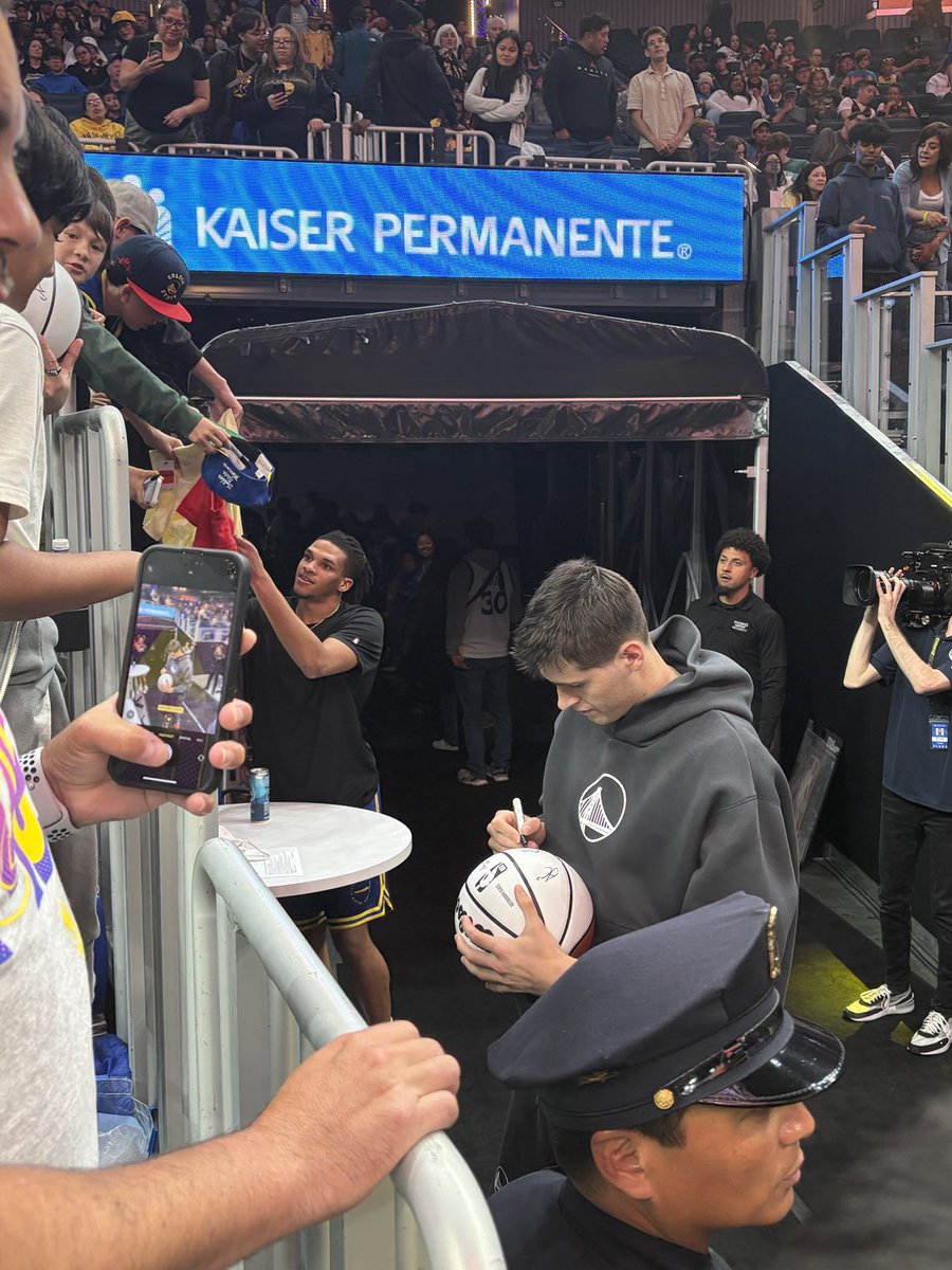Dalton Johnson (@daltonj_johnson) on Twitter photo They can’t play yet, but <a href="/tooheyy/">Alex Toohey</a> and <a href="/willrxch/">Will Richard</a> still found time to sign a bunch of autographs today <a href="/NBCSWarriors/">Warriors on NBCS</a> They can’t play yet, but <a href="/tooheyy/">Alex Toohey</a> and <a href="/willrxch/">Will Richard</a> still found time to sign a bunch of autographs today <a href="/NBCSWarriors/">Warriors on NBCS</a>