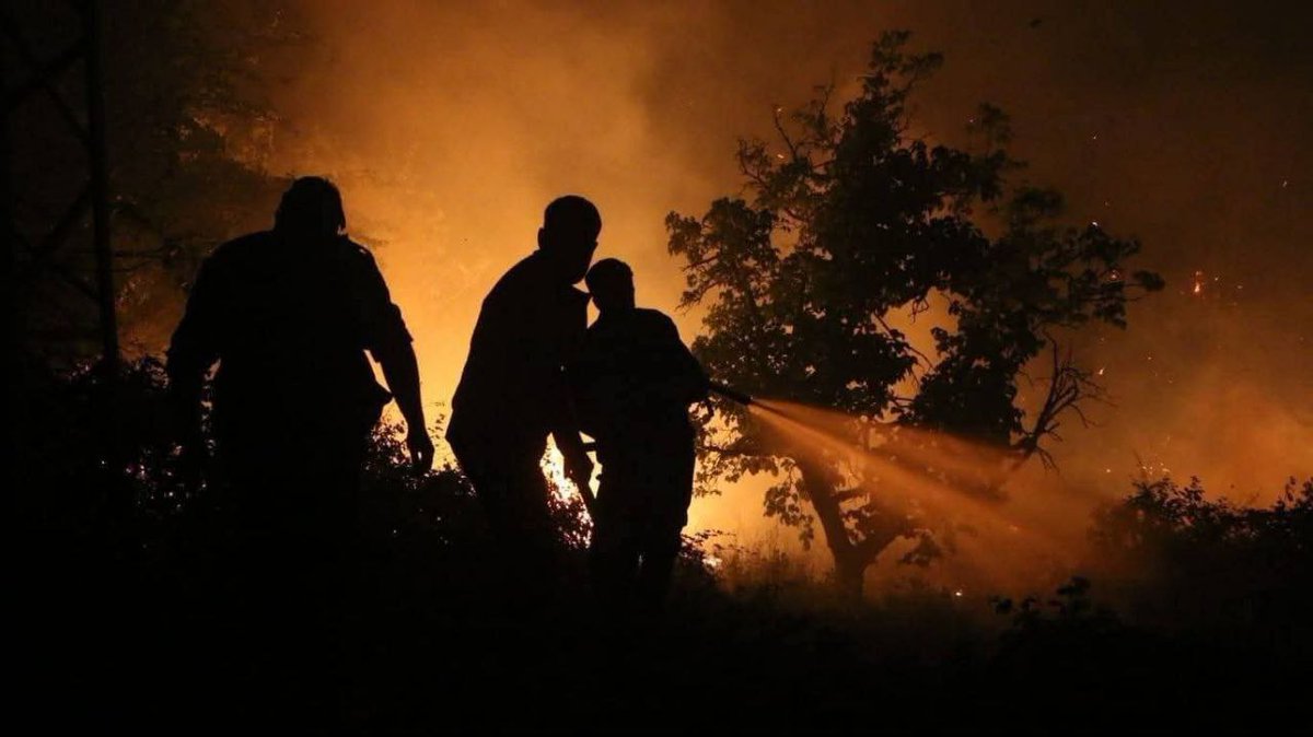 #نداء_إستغاثة_أنقذوا_الساحل_السوري💔
الوضع كارثي في #جبال_اللاذقية
تتوسع الحرائق بسرعة مخيفة في غابات ريف اللاذقية وسط عجز واضح عن السيطرة عليها حتى الآن. الرياح الشديدة والجفاف يزيدان الكارثة سوءًا، ومئات الهكتارات تحترق أمام أعين الجميع
برداً و سلاماً
يا حرام يا سورية💔