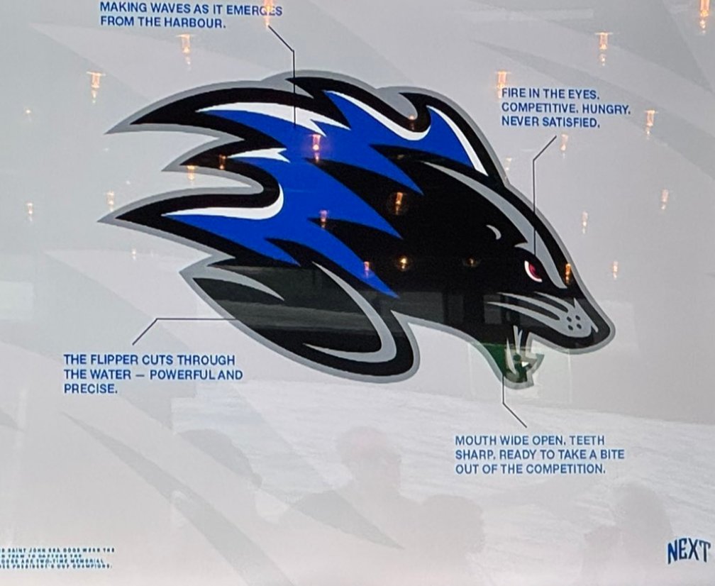 JacobBillingt10's tweet image. Old vs. New
There will be a new logo for the Saint John Seadogs. Much sharper. Big fan. #QMJHL @SJSeaDogs
