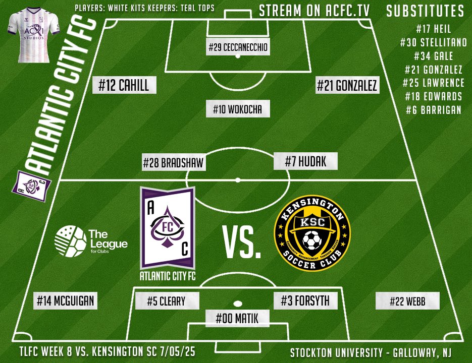 ACFC.tv Tonight’s lineup #acesup♠️⚽️