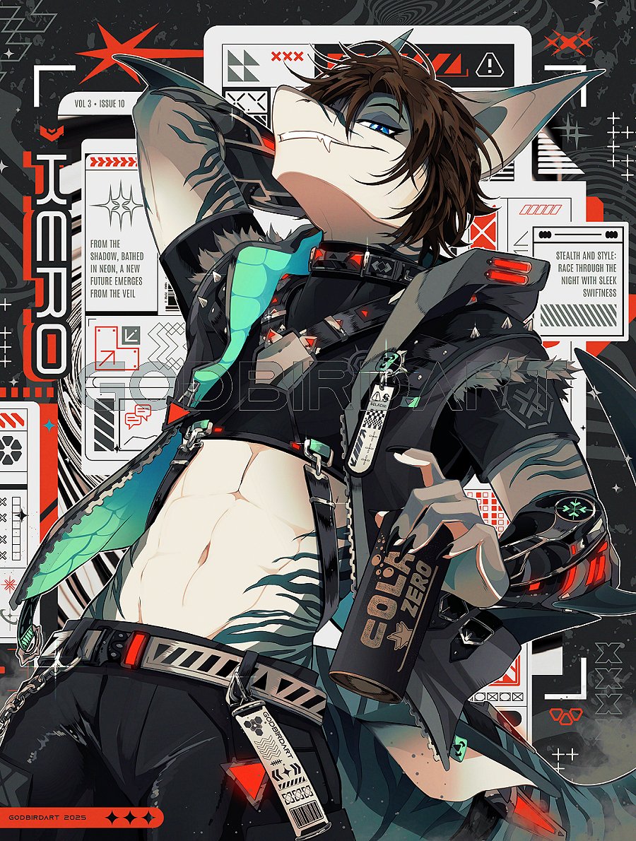 godbirdart's tweet image. γ FUTURISTIC FLOURISH γ πΊ
commission for @Kero_Meiji