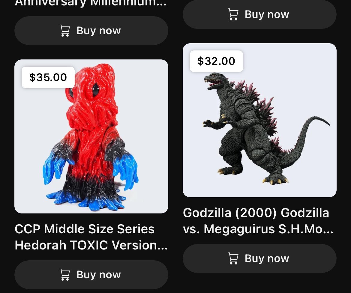KSPraidsagain's tweet image. I got this ad on a recent video I watched, this means that the Godzilla Store is obligated to sell me the SH MonsterArts Godzilla (2000) for this price right?