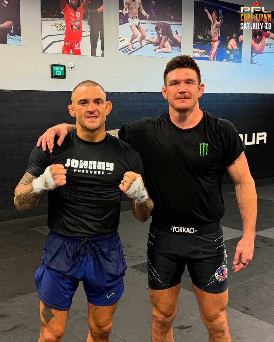 PFL (@pflmma) on Twitter photo 𝗜𝗥𝗢𝗡 𝗦𝗛𝗔𝗥𝗣𝗘𝗡𝗦 𝗜𝗥𝗢𝗡 ⚔️
<a href="/JohnnyEblen/">Johnny Eblen</a> 🤝 Dustin Poirier
“Pressure” getting that work in with the Diamond before July 19th as he faces Costello Van Steenis in Cape Town, South Africa 🇿🇦
📸: @johnnyeblen/IG
#PFLCapeTown | Saturday July 19 |
Grand Arena, 𝗜𝗥𝗢𝗡 𝗦𝗛𝗔𝗥𝗣𝗘𝗡𝗦 𝗜𝗥𝗢𝗡 ⚔️
<a href="/JohnnyEblen/">Johnny Eblen</a> 🤝 Dustin Poirier
“Pressure” getting that work in with the Diamond before July 19th as he faces Costello Van Steenis in Cape Town, South Africa 🇿🇦
📸: @johnnyeblen/IG
#PFLCapeTown | Saturday July 19 |
Grand Arena,