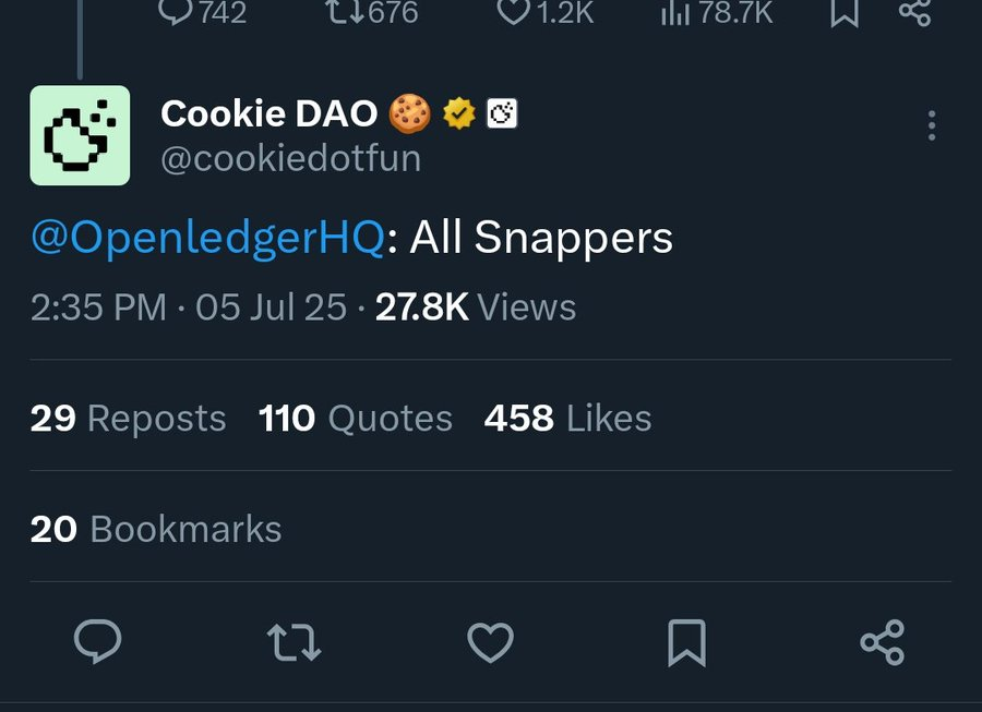 Father_monkey92's tweet photo. Wishing all my friends a happy weekend!

@OpenledgerHQ yapping update 

U don't need to be at the top 100 ,1k to be rewarded...

Just yap an interact on ever @OpenledgerHQ post you see.

Openledger is for everyone.

Do you like this?

@cookiedotfun @KaitoAI @JoinSapien @recallnet 
#Sapien #SNAPS #COOKIE #CookieDotFun #ThamGiaSapien #Spark #CookieDAO #OpenLedger #RecallAI
