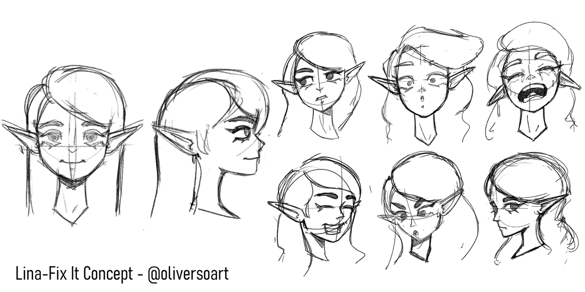 oliversoart's tweet photo. WIP – Lina Fix (It) is a personal project.
The characters shown are concept designs of Lina and her loyal (yet unnamed) travel companion.
.
.
.
.
.
#digitalpaint #digitalart #digitalillustration #sketch #sketchdaily #digitalsketch #illustration #oliversoart https://t.co/qsscvEUH5W