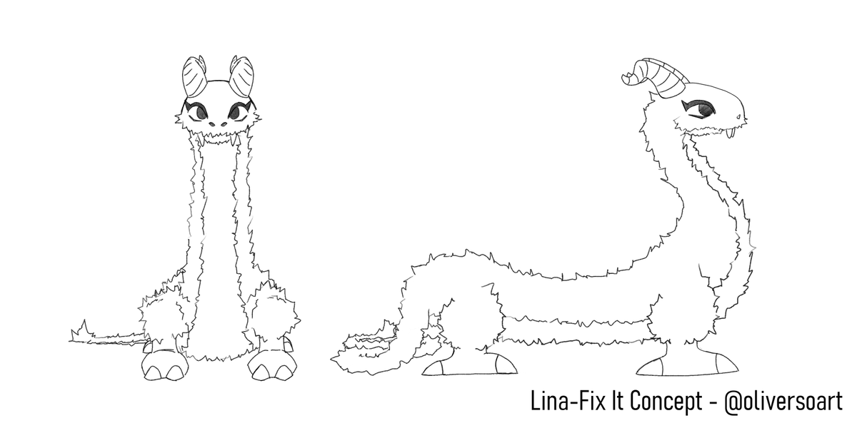 oliversoart's tweet photo. WIP – Lina Fix (It) is a personal project.
The characters shown are concept designs of Lina and her loyal (yet unnamed) travel companion.
.
.
.
.
.
#digitalpaint #digitalart #digitalillustration #sketch #sketchdaily #digitalsketch #illustration #oliversoart https://t.co/qsscvEUH5W