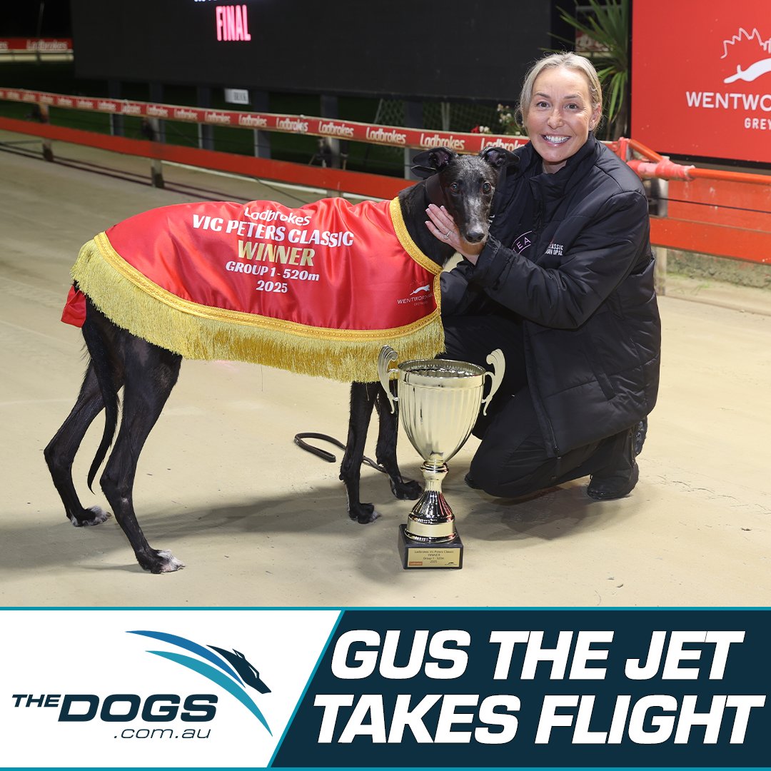 The Dogs (@thedogs_com_au) on Twitter photo Champion jockey <a href="/brentonavdulla/">π¦πΊ BRENTON AVDULLA</a> and highly successful trainer <a href="/PrideRacing/">Pride Racing</a> are accustomed to winning big thoroughbred races, but they enjoyed G1 greyhound glory when their dog Gus The Jet took out Saturday night's <a href="/ladbrokescomau/">Ladbrokes Australia</a> Vic Peters Classic at <a href="/wentyparkgreys/">Wentworth Park Greyhounds</a>.
Read More: Champion jockey <a href="/brentonavdulla/">π¦πΊ BRENTON AVDULLA</a> and highly successful trainer <a href="/PrideRacing/">Pride Racing</a> are accustomed to winning big thoroughbred races, but they enjoyed G1 greyhound glory when their dog Gus The Jet took out Saturday night's <a href="/ladbrokescomau/">Ladbrokes Australia</a> Vic Peters Classic at <a href="/wentyparkgreys/">Wentworth Park Greyhounds</a>.
Read More: