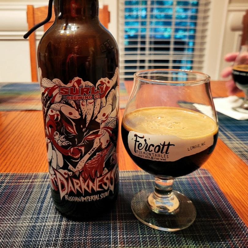 scottvillers's tweet image. #drinkcheck #mnbeer #stouturday @surlybrewing "Darkness" Imperial Stout (2020)