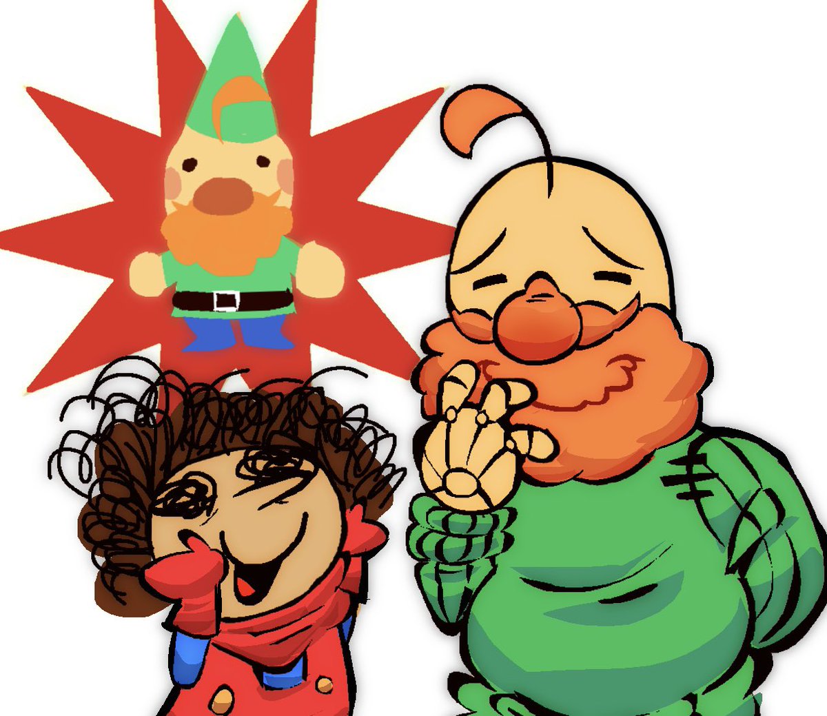 I just realized I’ve never seen any art of Baldi with beard lol (I think?)