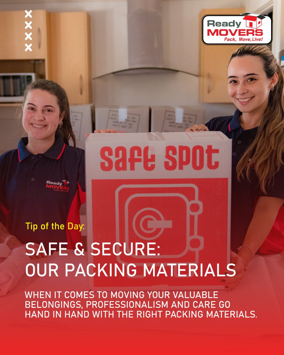 readymoverscns's tweet image. Safe moves start with the right packing gear. Ready Movers uses top-quality materials to protect your belongings with professionalism and care! 📦🔒✨ #ReadyMovers