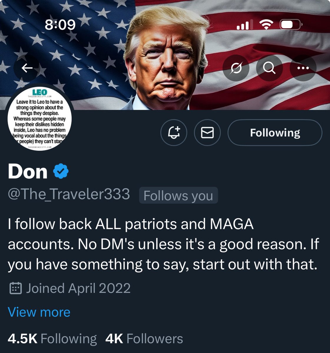 papawat1's tweet photo. Please follow this patriot who follows patriots back, thanks.  ⁦@The_Traveler333⁩ https://t.co/2xcQv3VBPL