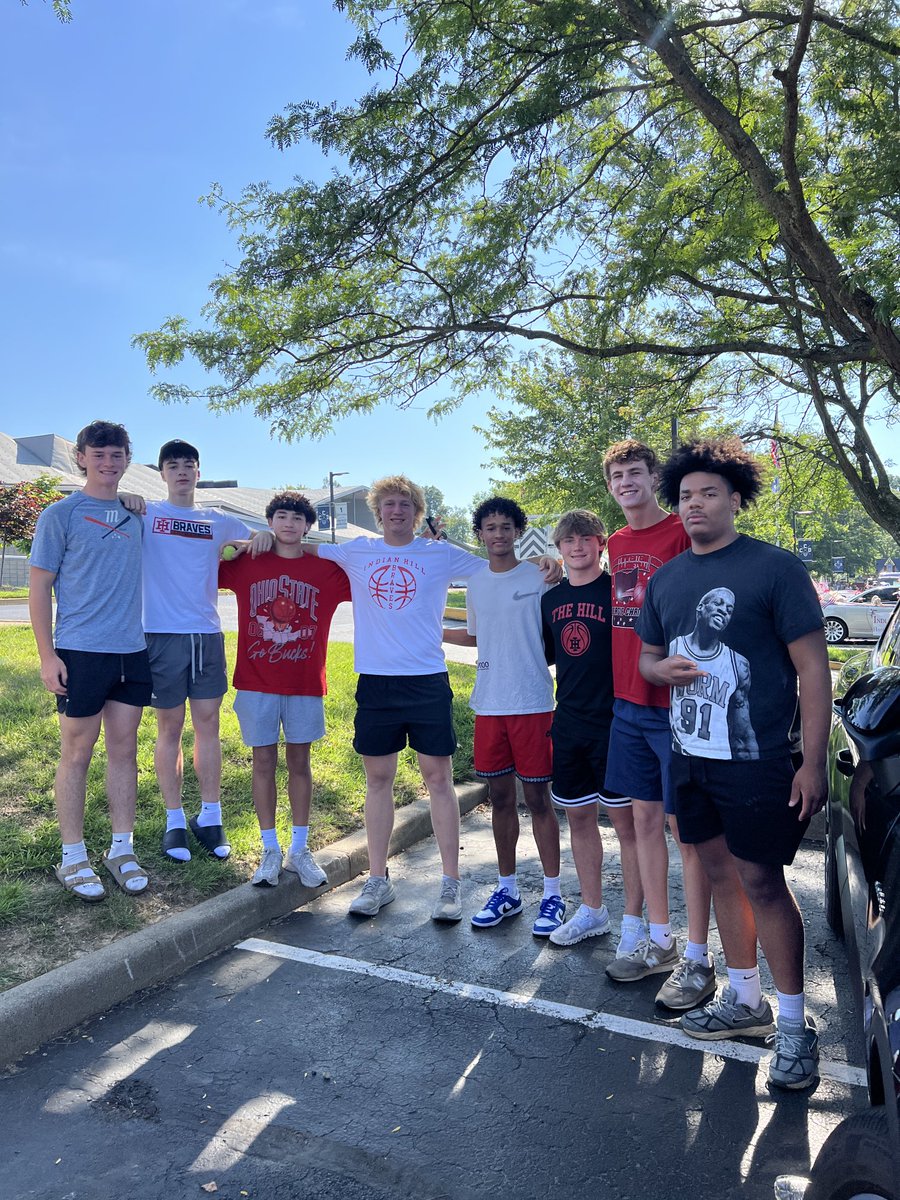 I’ve spoken to a lot of collegiate coaches this month about our players and their character. These guys passed out candy to the community during the annual parade yesterday.  High character counts.