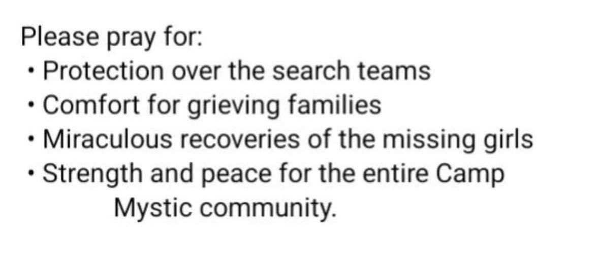 There are no words to express our heartache and sadness for the horrific tragedy in Central Texas.  Our thoughts and prayers are with all involved. May God bless each and every person.🙏🏻❤️