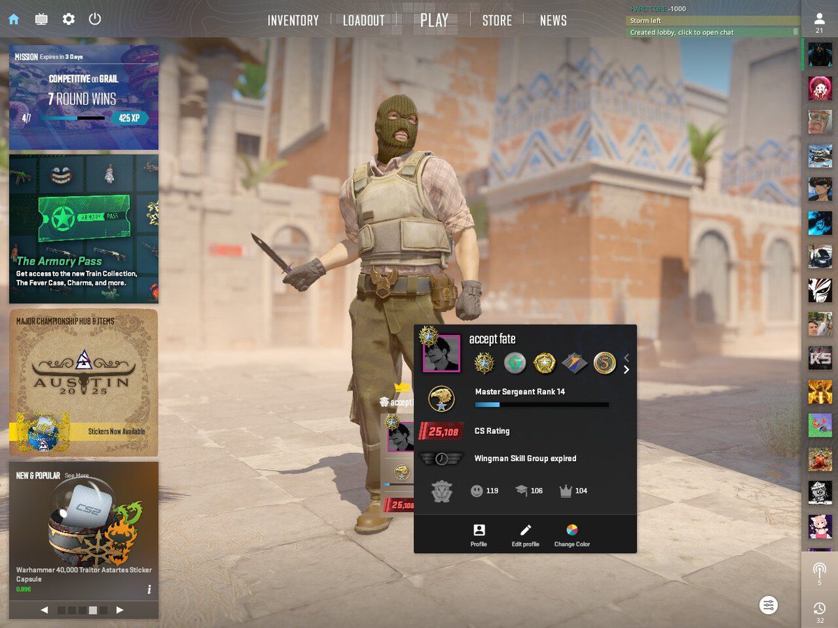 goddycs's tweet image. top 1% 25k elo ✅