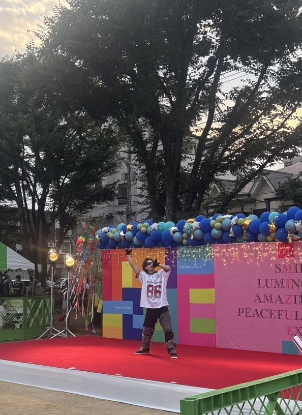 【瑞江七夕祭り2025】
ありがとうございました！！
パワーアップしたステージ魅せれたかな？
会場の皆さん暖かく楽しかったです！！
また皆さん会いましょ😊
写真や動画など撮ってくれた方いましたら是非インスタDMに送ってください！！
 #横山翔大  #瑞江  #瑞江七夕祭り  #東部フレンド公園