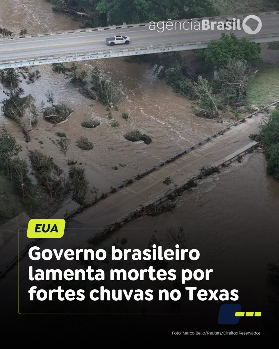 O MRE emitiu nota, neste sábado (5), em que expressa condolências ao povo e ao governo dos EUA pelas mortes, pessoas desaparecidas e desabrigadas em decorrência de fortes chuvas e enchentes que atingiram a região central do Texas. 

Leia: tinyurl.com/586c9x55