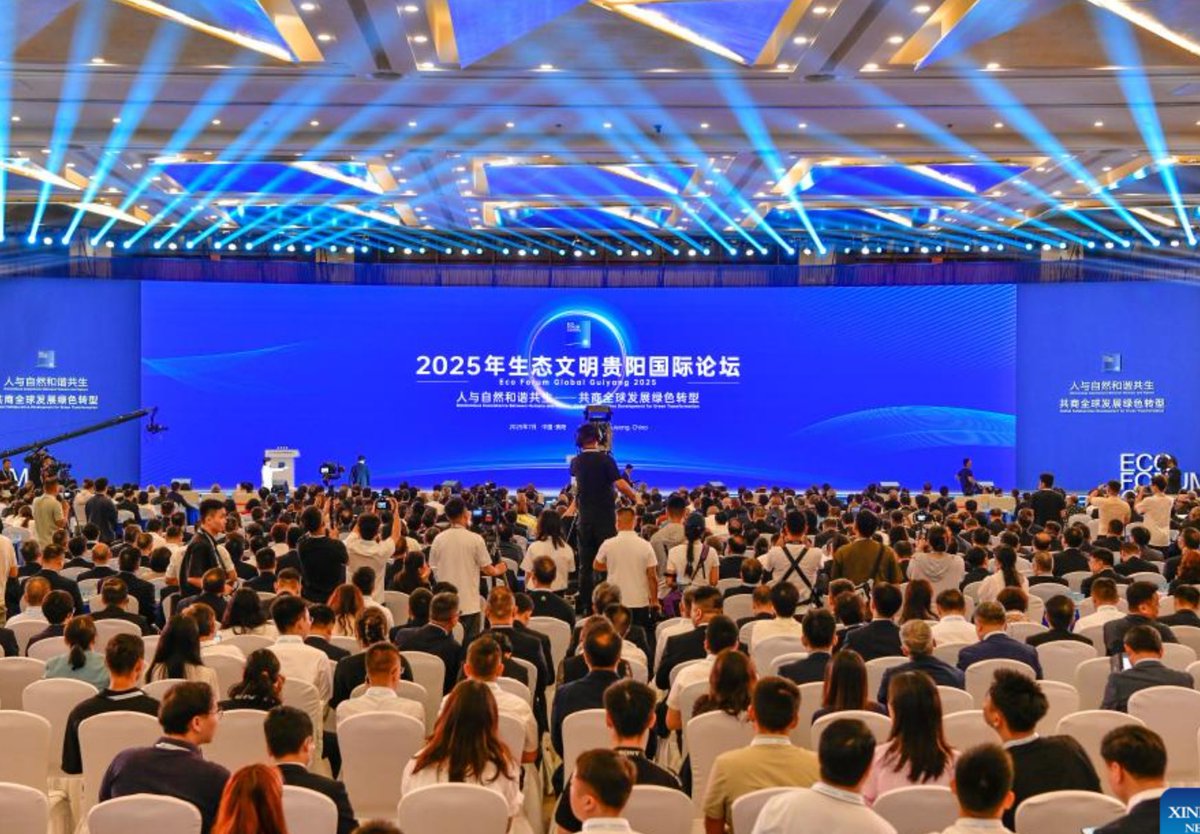 ErikSolheim's tweet image. Great focus on ecological civilization in Guiyang 🇨🇳!
China's only national-level international forum dedicated to ecological civilization, kicked off this weekend in Guiyang. Guiyang is the capital of the green and beautiful Guizhou province. I am proud to be international…