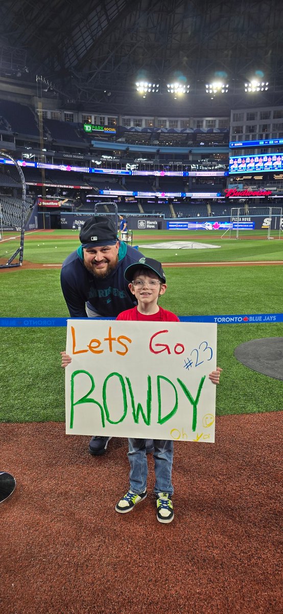 Rowdysbigfan's tweet photo. @kennlandry His biggest little fan will cheer him on wherever he is. https://t.co/r1MbTCXlXd