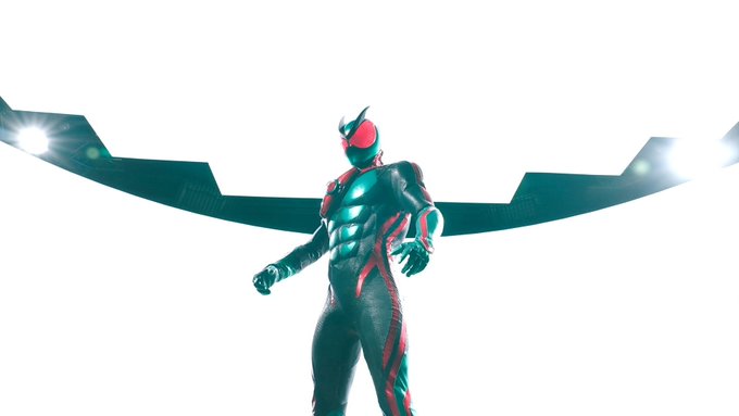 新ライダーだ!! #nitiasa #仮面ライダーガヴ 