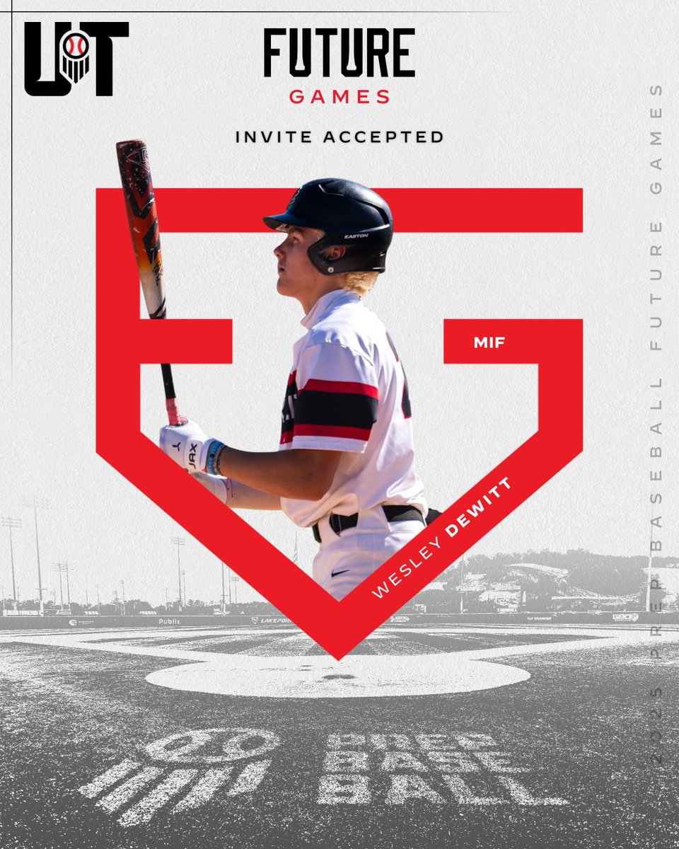 Prep Baseball Utah (@prepbaseballut) on Twitter photo ๐๐๐๐๐ฟ๐ฒ ๐๐ฎ๐บ๐ฒ๐ ๐๐ป๐๐ถ๐๐ฒ ๐๐ฐ๐ฐ๐ฒ๐ฝ๐๐ฒ๐ฑ: ๐ช๐ฒ๐๐น๐ฒ๐ ๐๐ฒ๐ช๐ถ๐๐
'27 MIF Wesley DeWitt (<a href="/Wesley_Dew_ITT/">Wesley DeWitt</a>) has accepted his invite to the top uncommitted event in the country... the 2025 Future Games at <a href="/LakePointSports/">LakePoint Sports</a>. #BeSeen
See you there ๐
Player Profile โก๏ธ ๐๐๐๐๐ฟ๐ฒ ๐๐ฎ๐บ๐ฒ๐ ๐๐ป๐๐ถ๐๐ฒ ๐๐ฐ๐ฐ๐ฒ๐ฝ๐๐ฒ๐ฑ: ๐ช๐ฒ๐๐น๐ฒ๐ ๐๐ฒ๐ช๐ถ๐๐
'27 MIF Wesley DeWitt (<a href="/Wesley_Dew_ITT/">Wesley DeWitt</a>) has accepted his invite to the top uncommitted event in the country... the 2025 Future Games at <a href="/LakePointSports/">LakePoint Sports</a>. #BeSeen
See you there ๐
Player Profile โก๏ธ