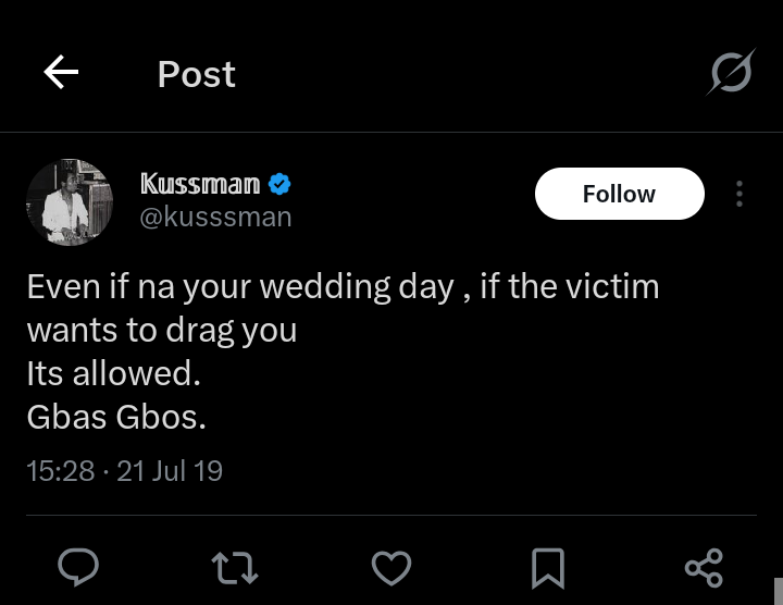 <a href="/kusssman/">𝕂𝕦𝕤𝕤𝕞𝕒𝕟</a> Mr man dey calm oo