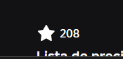 muchas gracias por los 208 favoritos