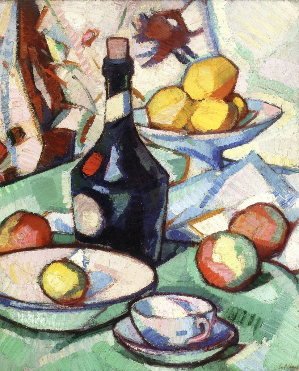 Still Life with Benedictine Bottle and Fruit wikiart.org/en/samuel-pepl…